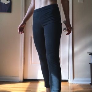 Teal tailored trousers